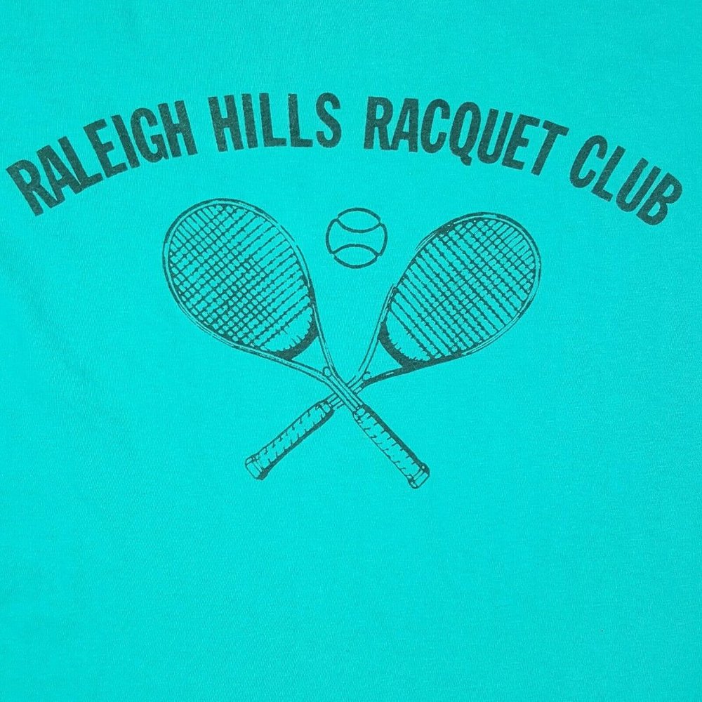 SOLD Vtg 90s Raleigh Hills Racketeers T-Shirt M Blue